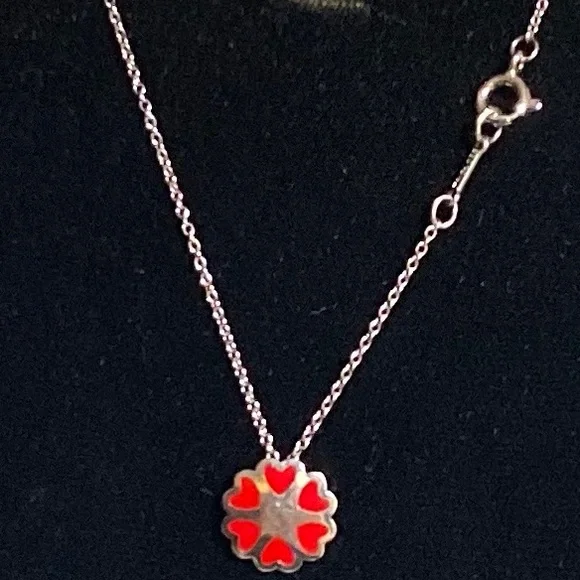 Tiffany Paloma Picasso Crown Of Hearts  Necklace . - Picture 5 of 16